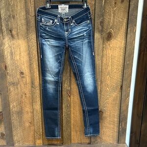 Big Star Dark Blue Skinny Jeans